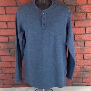 Levi's Men's Large‎ Thermal Henley Long Sleeve Shirt – Rugged, Casual, Classic